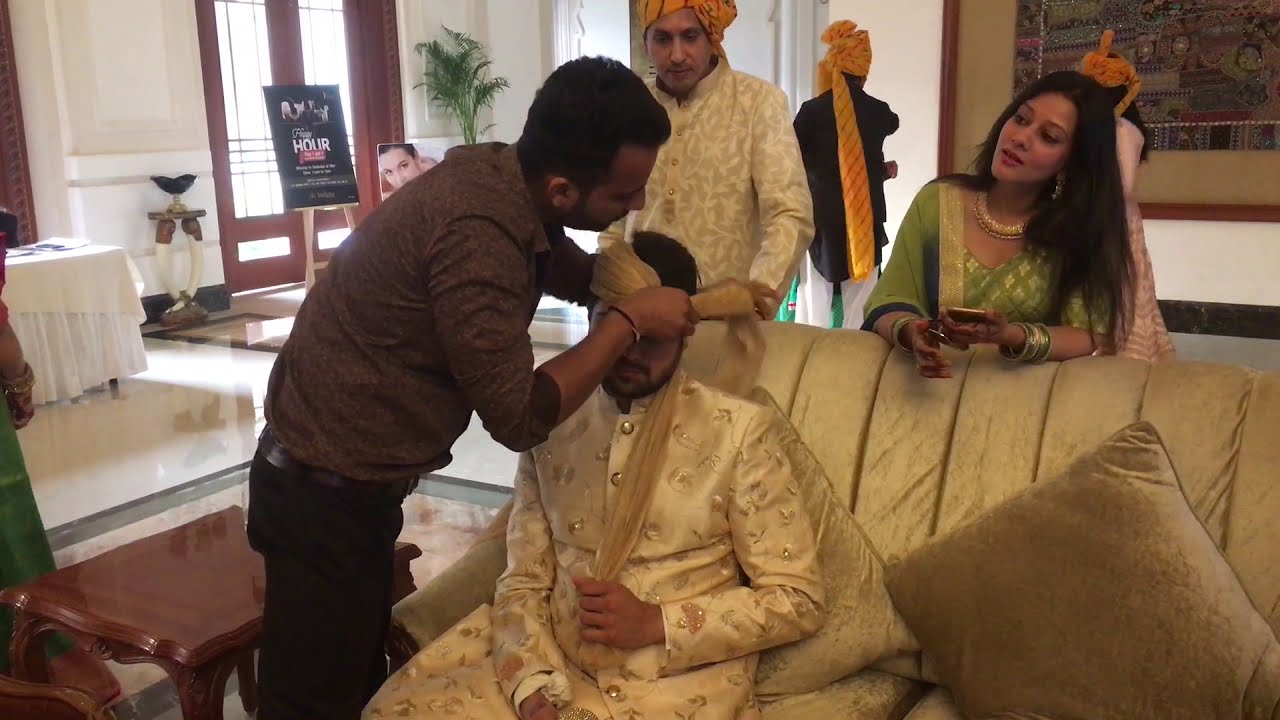 Groom safa (turban)