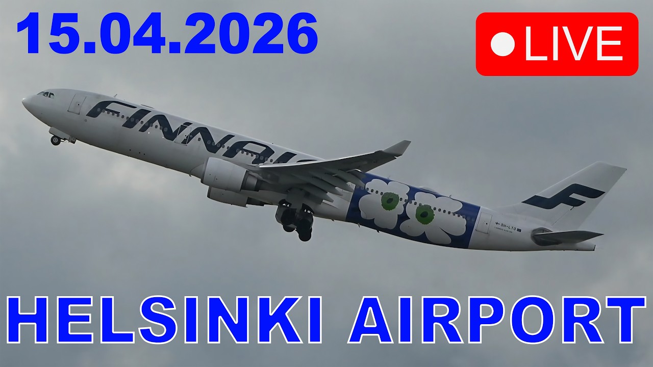 🔴 LIVE Helsinki Airport Plane Spotting (EFHK/HEL)