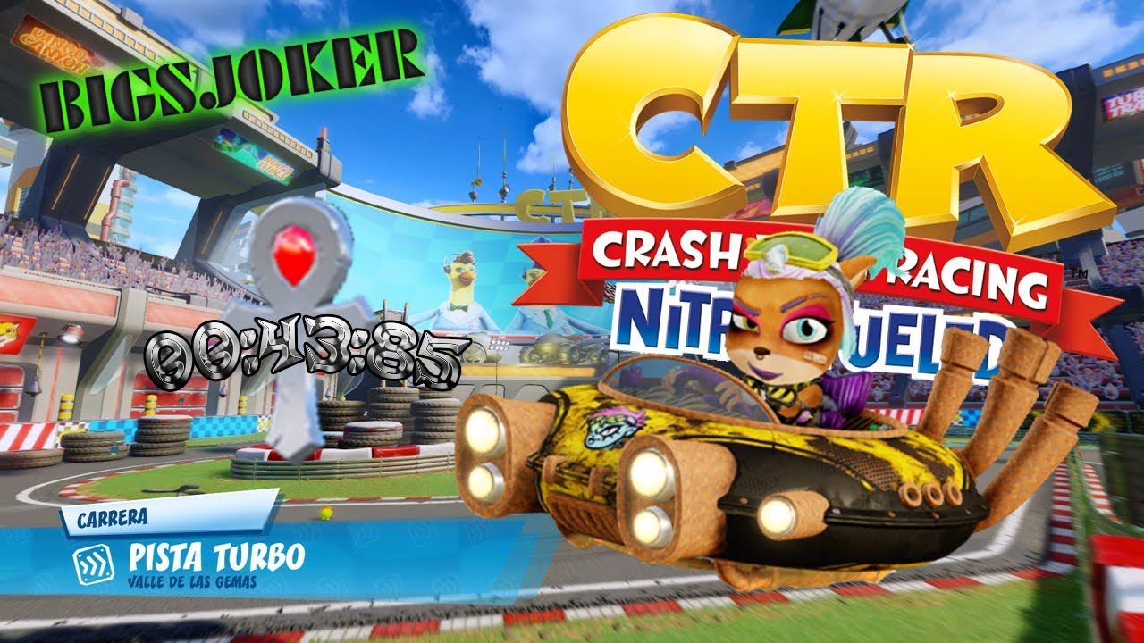 CTR Nitro Fueled Reliquia Platino|| Pista Turbo 00:43:85