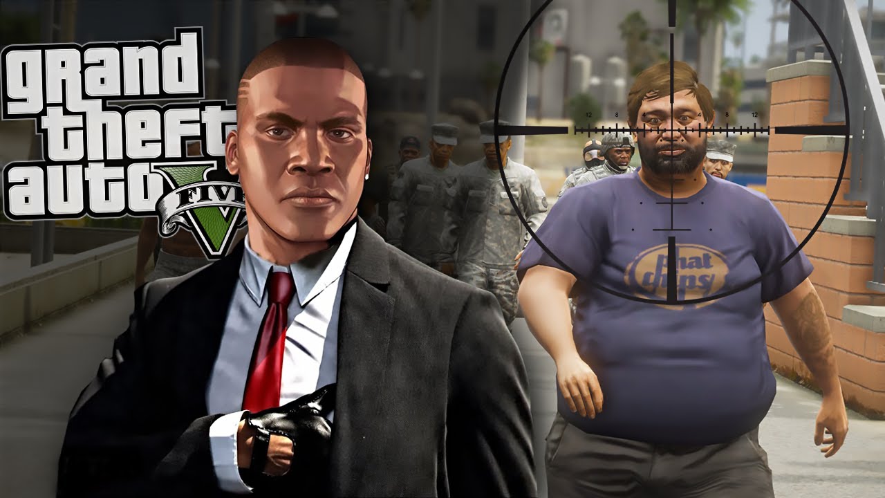 ESTOU SENDO PERSEGUIDO PELA SWAT! - GTA V ASSASSINO DE ALUGUEL