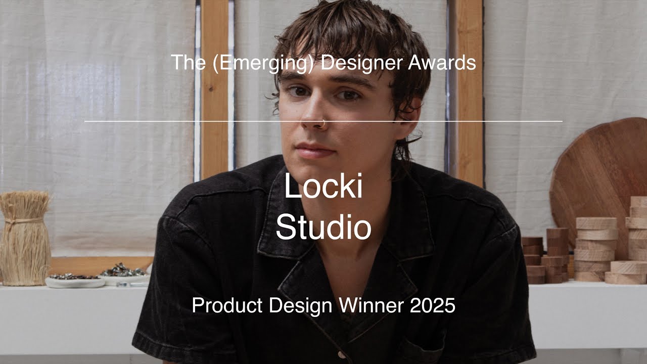 The (Emerging) Designer Awards 2025 - Locki Humphrey is the Winner of the Product Design category
