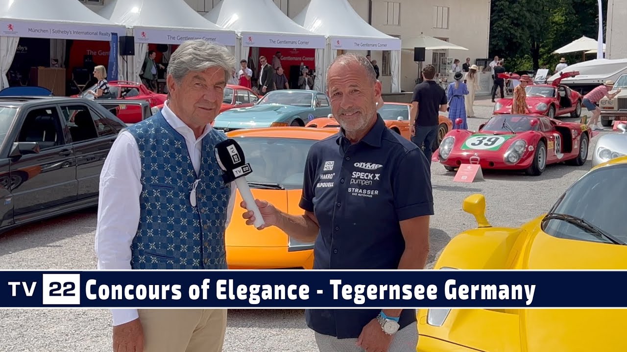 CLASSIC TV22 Live vom 1. Concours of Elegance Germany - Gut Kaltenbrunn am Tegernsee