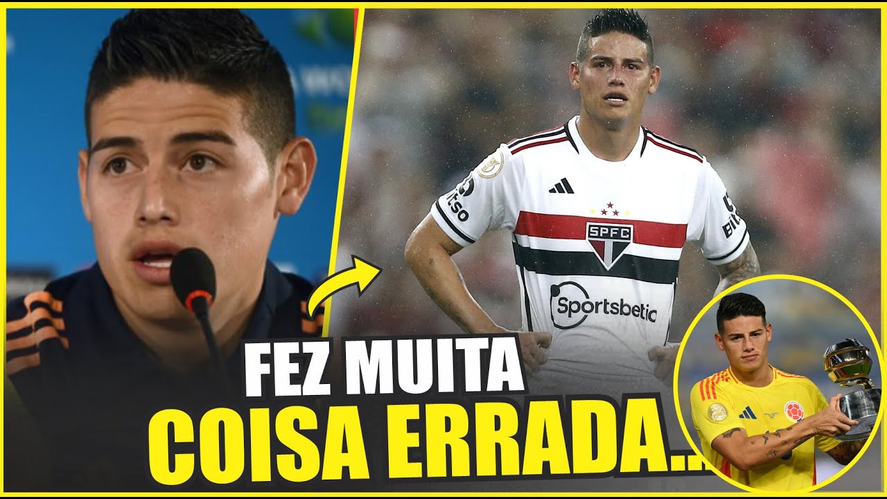 OLHA A SITUAÇÃO QUE ESTÁ JAMES RODRÍGUEZ DEPOIS QUE DEIXOU O SÃO PAULO DE MANEIRA DECEPCIONANTE