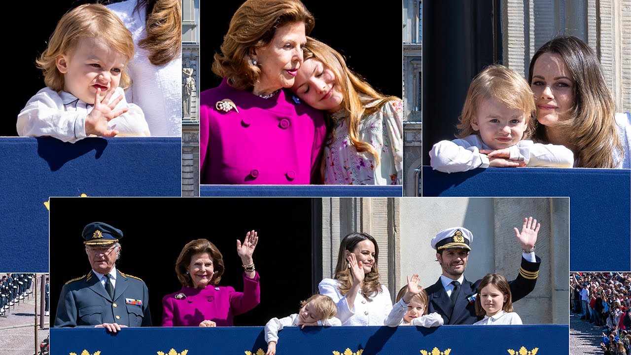Prince Julian of Sweden steals the show at the Kings birthday - wonderful video