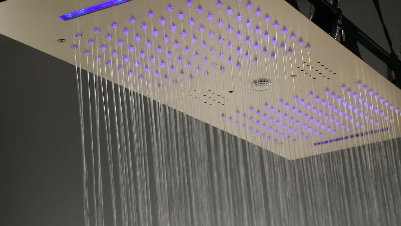 900&times;300mm size gold color shower head