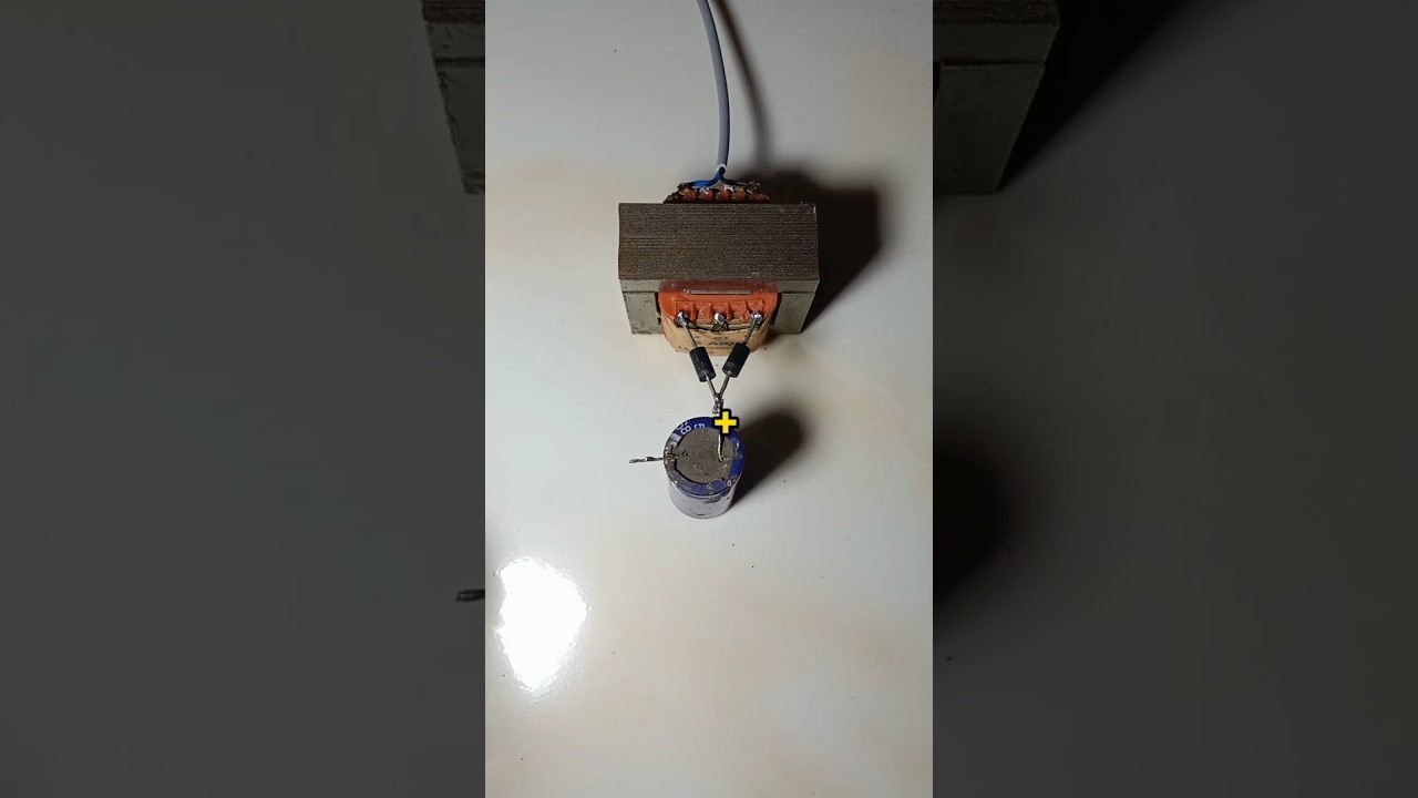 Rangkaian Power supplay 2 Dioda ||Untuk pemula. #tutorial #dioda #trafo #pemula