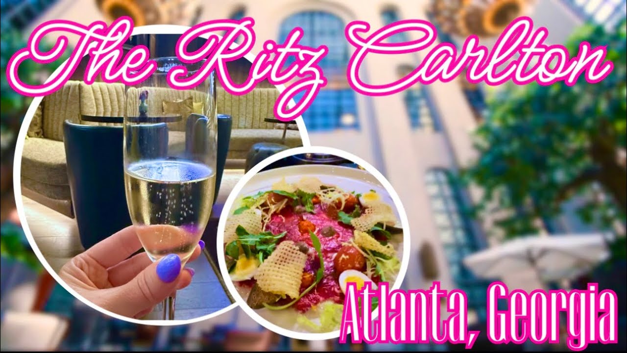 Weekend Stay: The Ritz Carlton, Atlanta 🥂 Food & Drinks | AG, Modern Bar & Steakhouse | Mini Vlog!