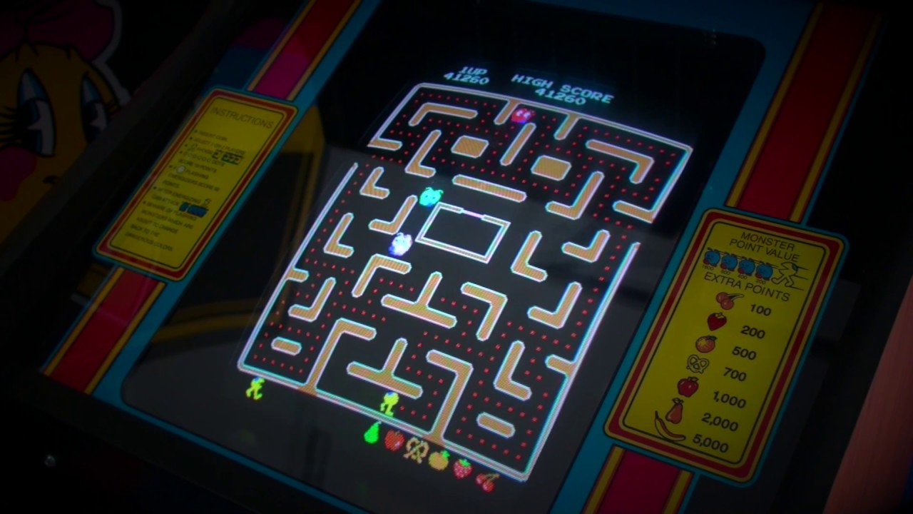 Crazy Otto (Ms. Pac-Man prototype) raw gameplay