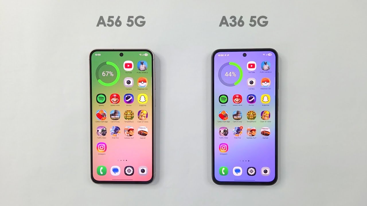 Samsung A56 5G vs Samsung A36 5G - SPEED TEST 🔥