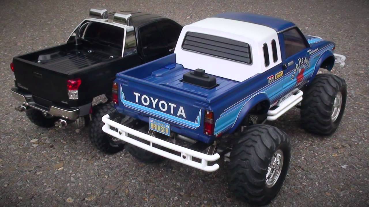Tamiya Toyota Bruiser 2012 vs Tundra high lift