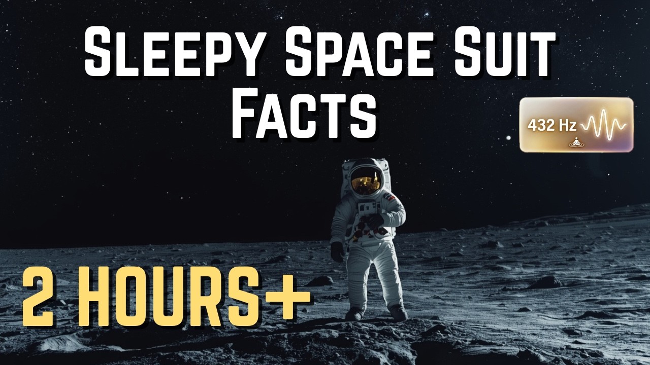 Relaxing Space Suit Facts to Fall Asleep To (No Mid-Roll Ads) • 432Hz