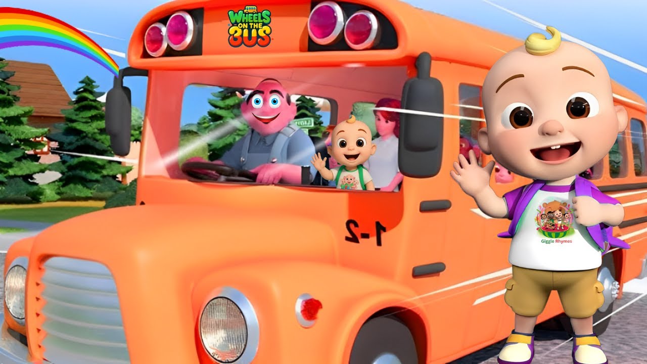 [ 5 MINUTE LOOP ] 🚍 Wheels on the Bus Sound Variations Remix 🎶 || Several Version | Giggle Rhymes