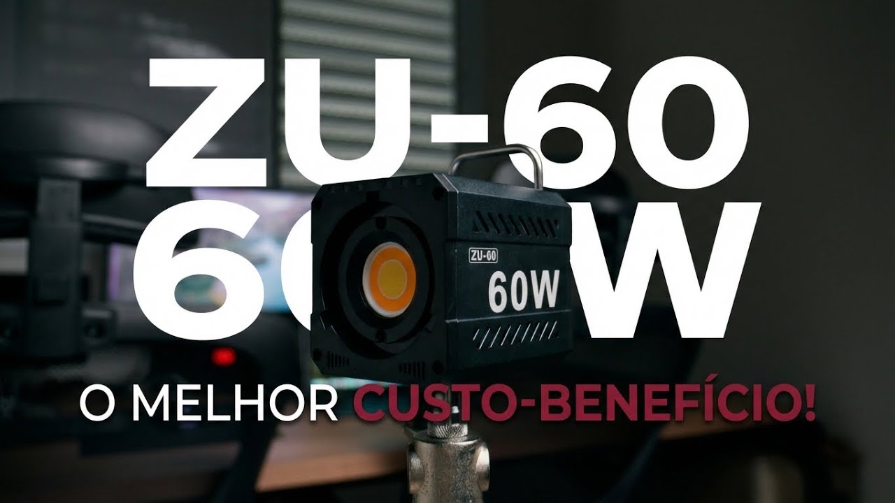 ILUMINAÇÃO PROFISSIONAL gastando POUCO | LED ZU60 (Review Completo)