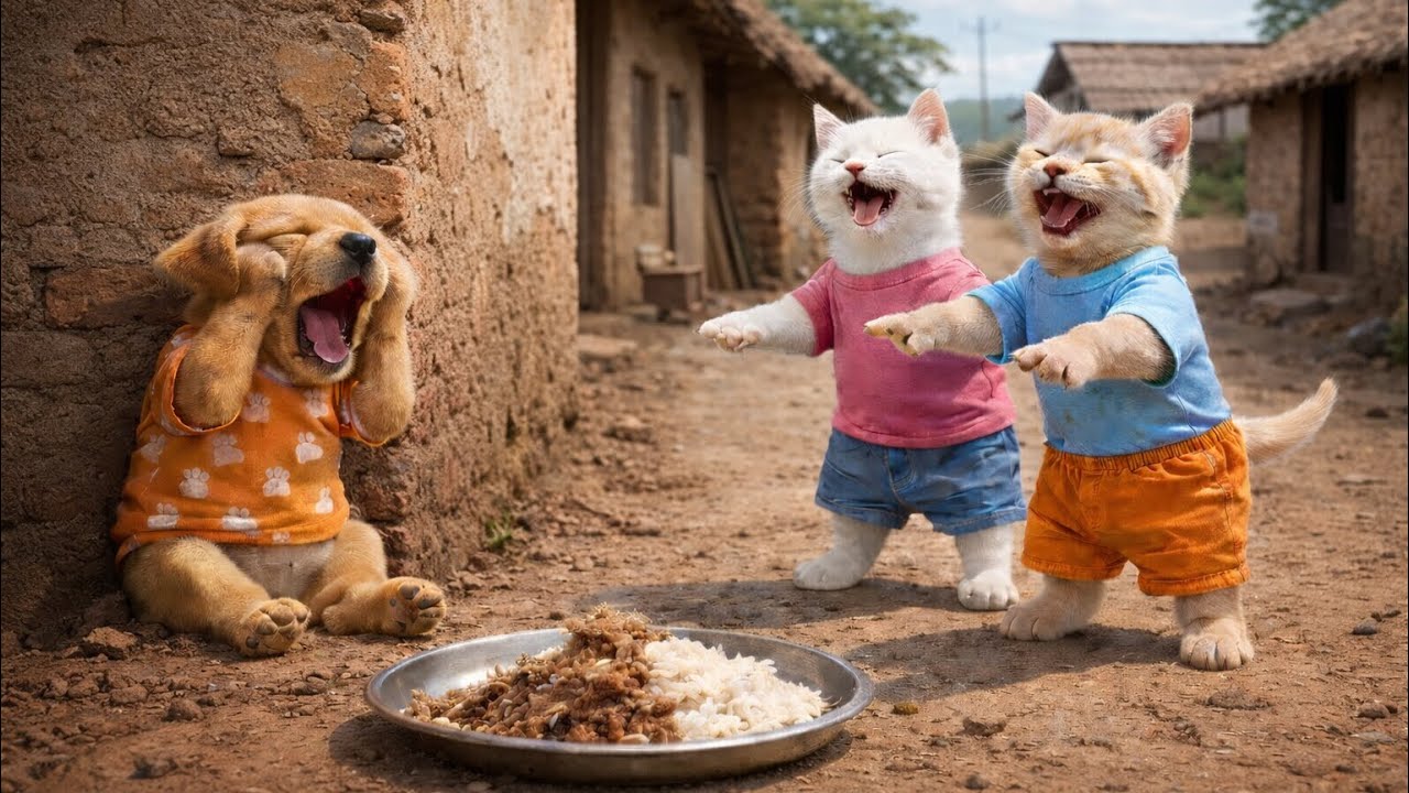 Struggle story of Poor Dog, Cat & Monkey Emotional Story | Heart Touching Animal Short Film 🐶🐱🐵