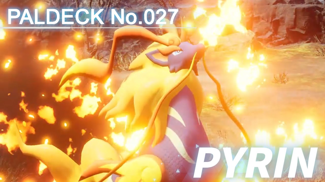 Paldeck | No.027 PYRIN - Palworld | Gameplay | Pocketpair