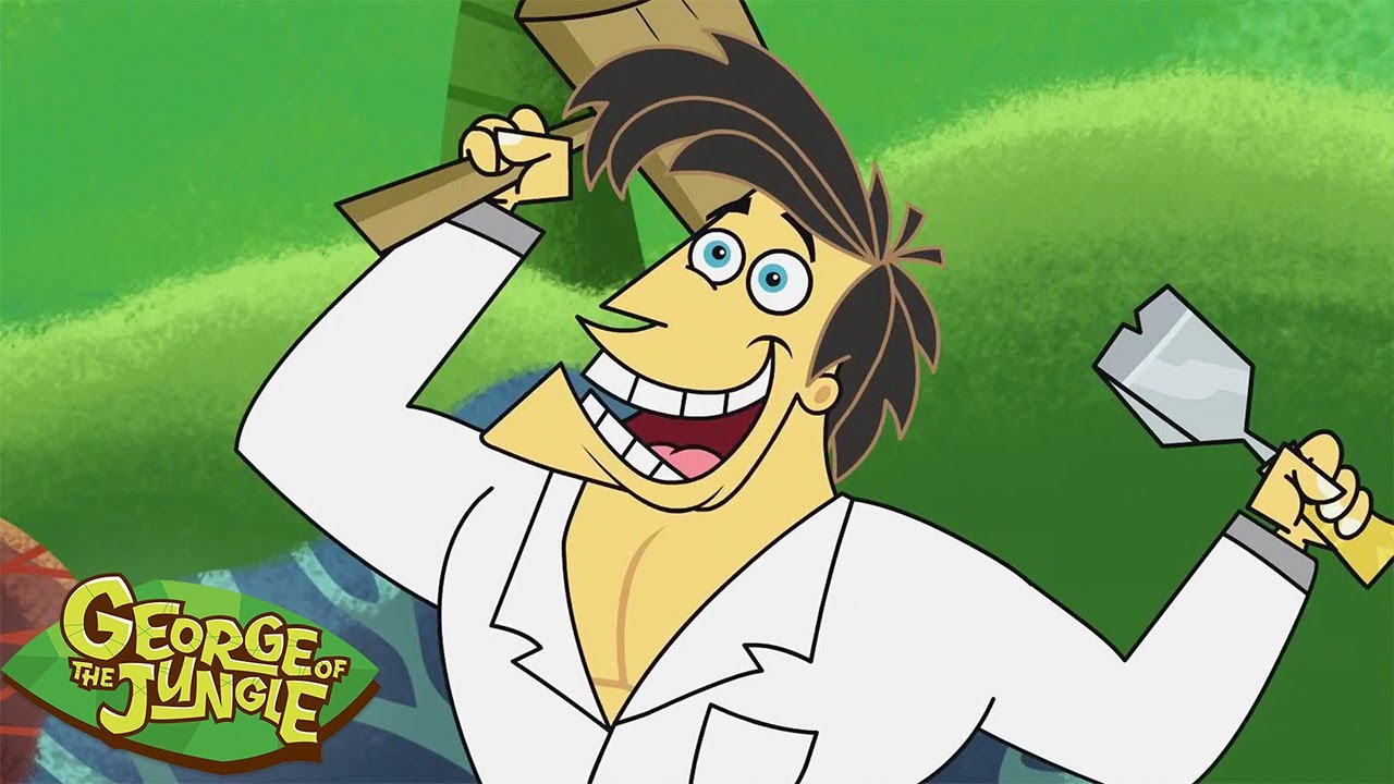 George The MAD Scientist!🧑‍🔬 🧬 | George of the Jungle | 2 Hours of Full Episodes | Cartoons For Kids