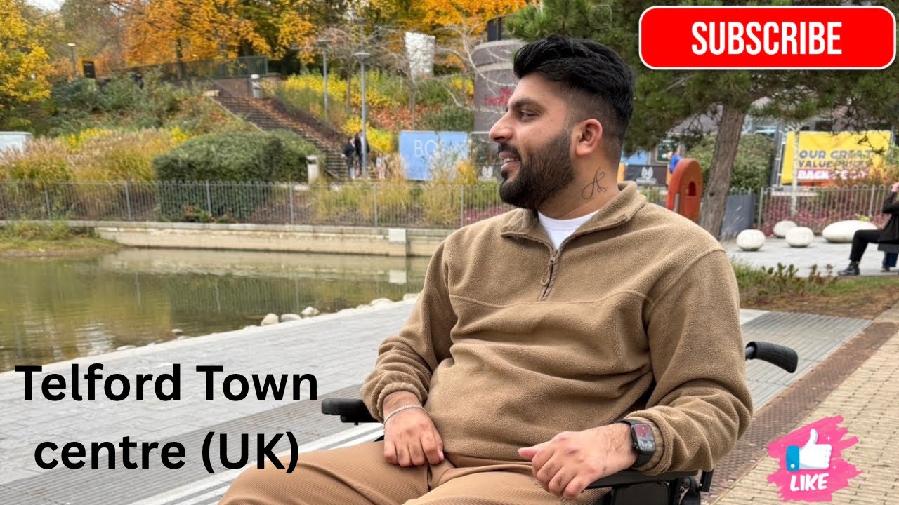 Telford Town Centre #town#niceview#park#fun @kambojvlogs12