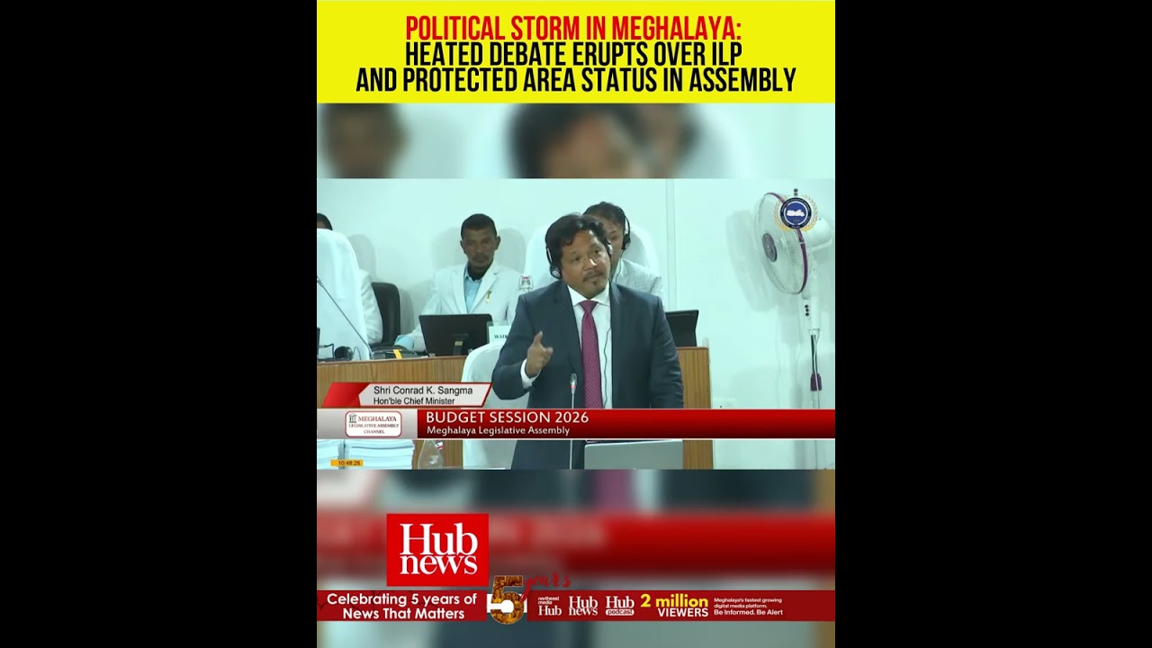 Meghalaya Assembly: CM Sangma & Opposition Clash Over ILP and New Foreigners Act