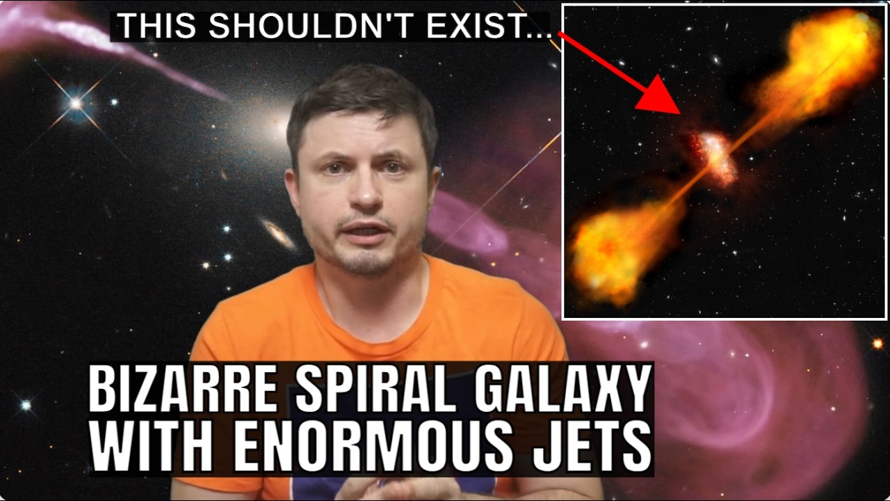 Unusual Spiral Galaxy With Massive Radio Jets That Shouldn't Be Possible