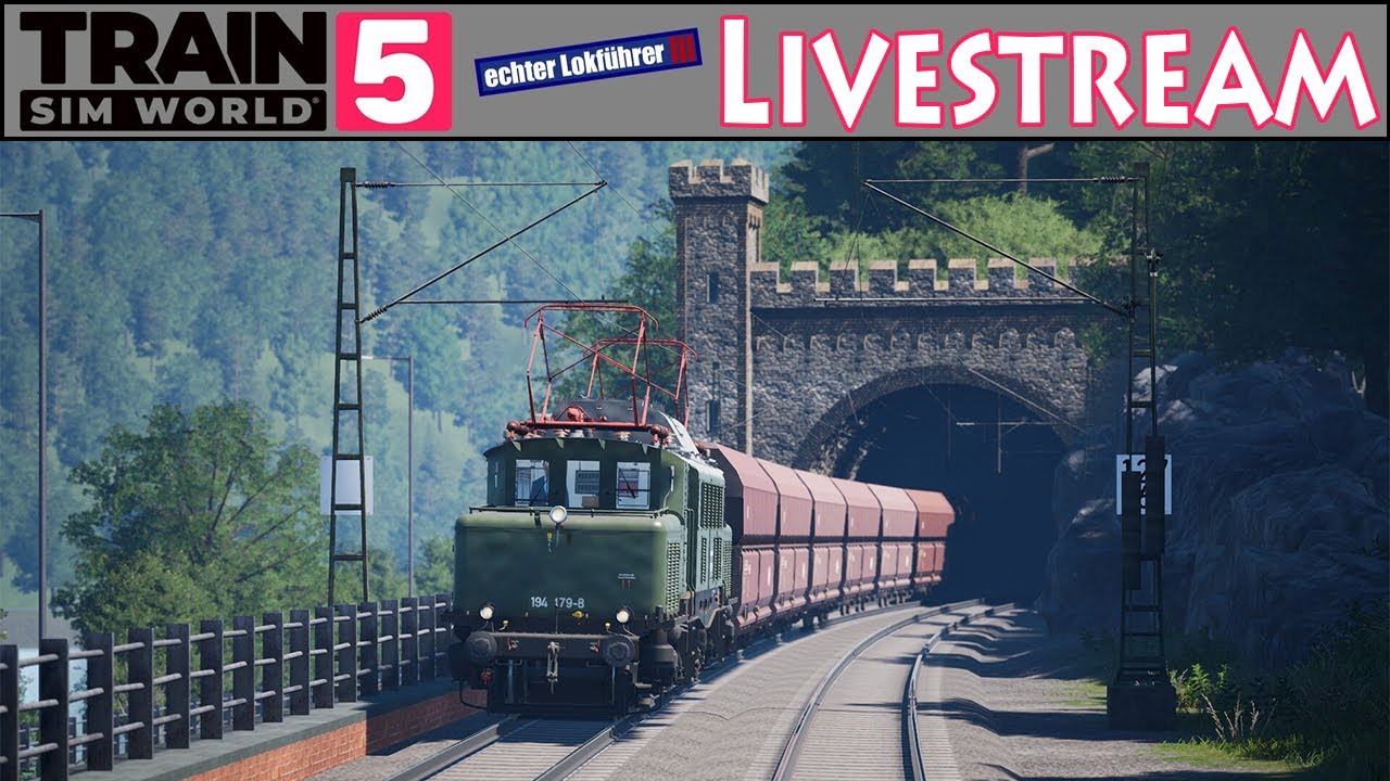 [TSW5] Livestream - Mit der neuen Baureihe 194 die linke Rheinstrecke entlang