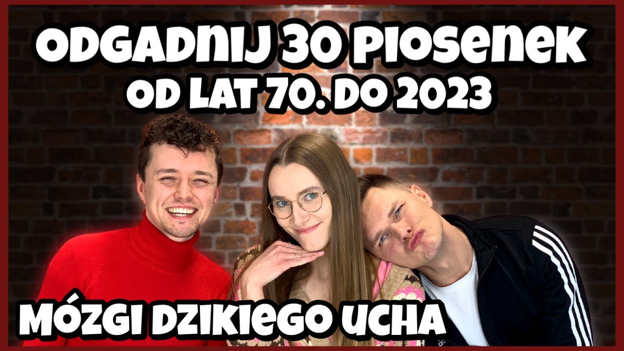 Odgadnij 30 piosenek: od lat 70. do 2023: MÓZGI Dzikiego Ucha 🧠 | Dzikie Ucho