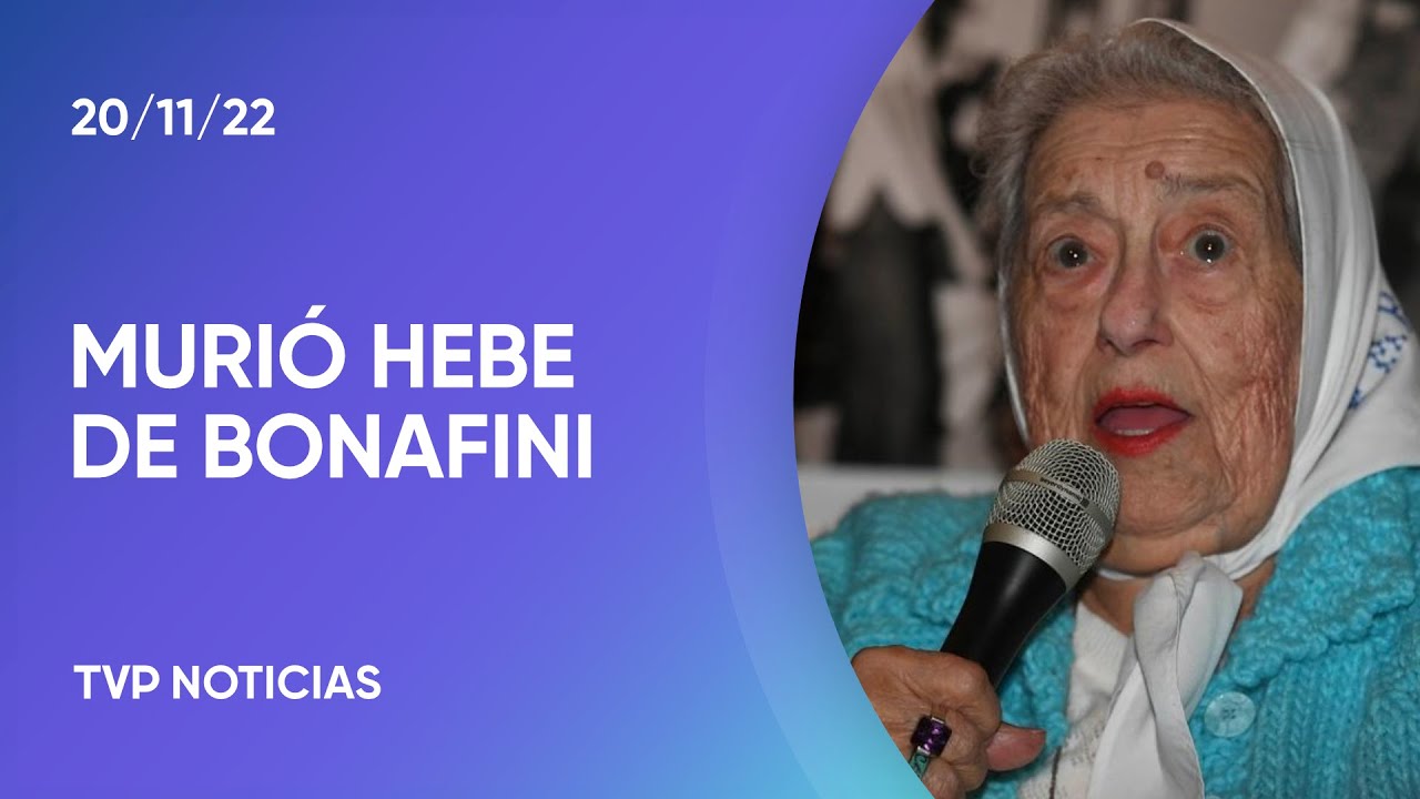 Murió Hebe de Bonafini, presidenta de Madres de Plaza de Mayo