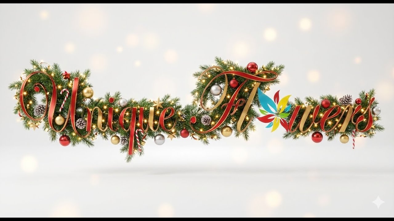 Christmas Surprise with Santa 🎄 | Flowers, Gifts & Selfie Moments | Unique Flowers
