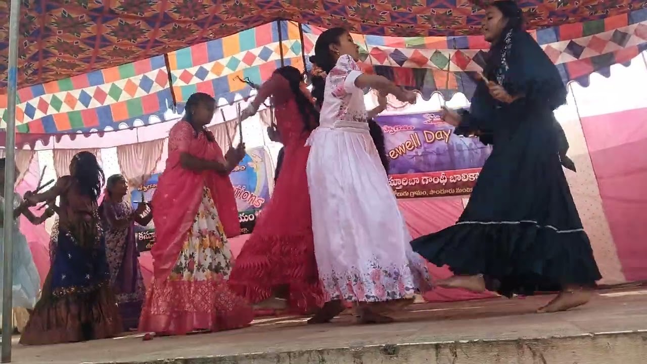 Farewell party celebrations 7th class Kgbv ponduru #trending ##viral 