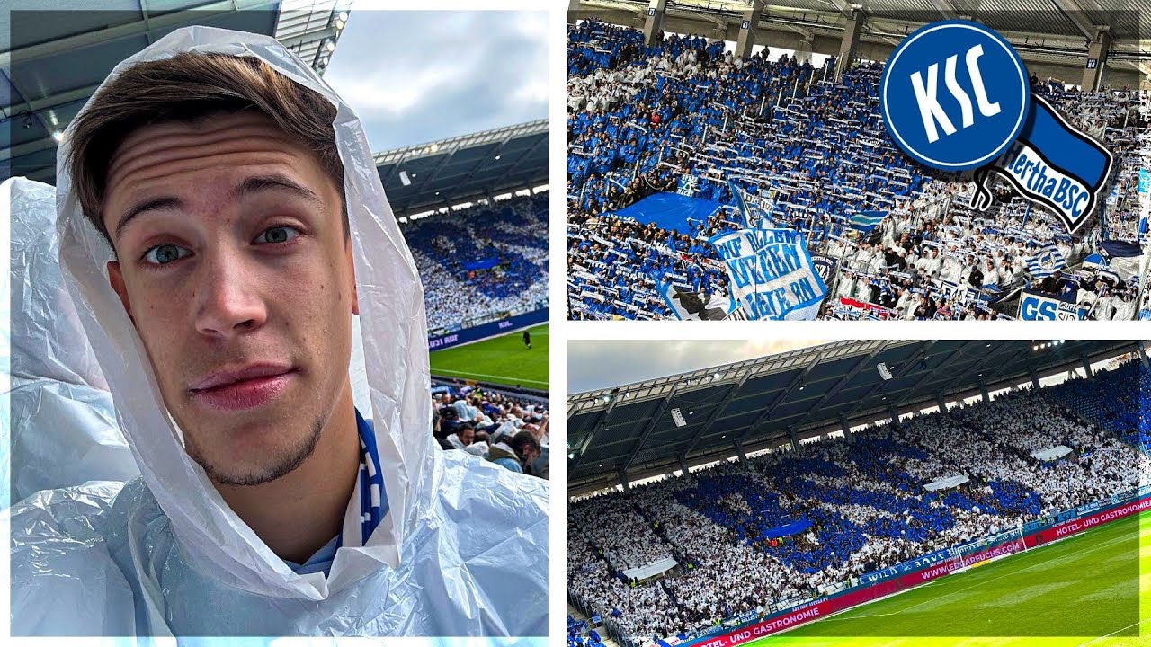 Karlsruher SC - Hertha BSC | Eine Freundschaft die nie vergeht🤍💙🏟️ | Stadionvlog | SechserMo