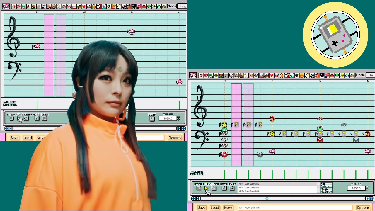 Gum Gum Girl - Kyary Pamyu Pamyu | Mario Paint Composer #Kyary