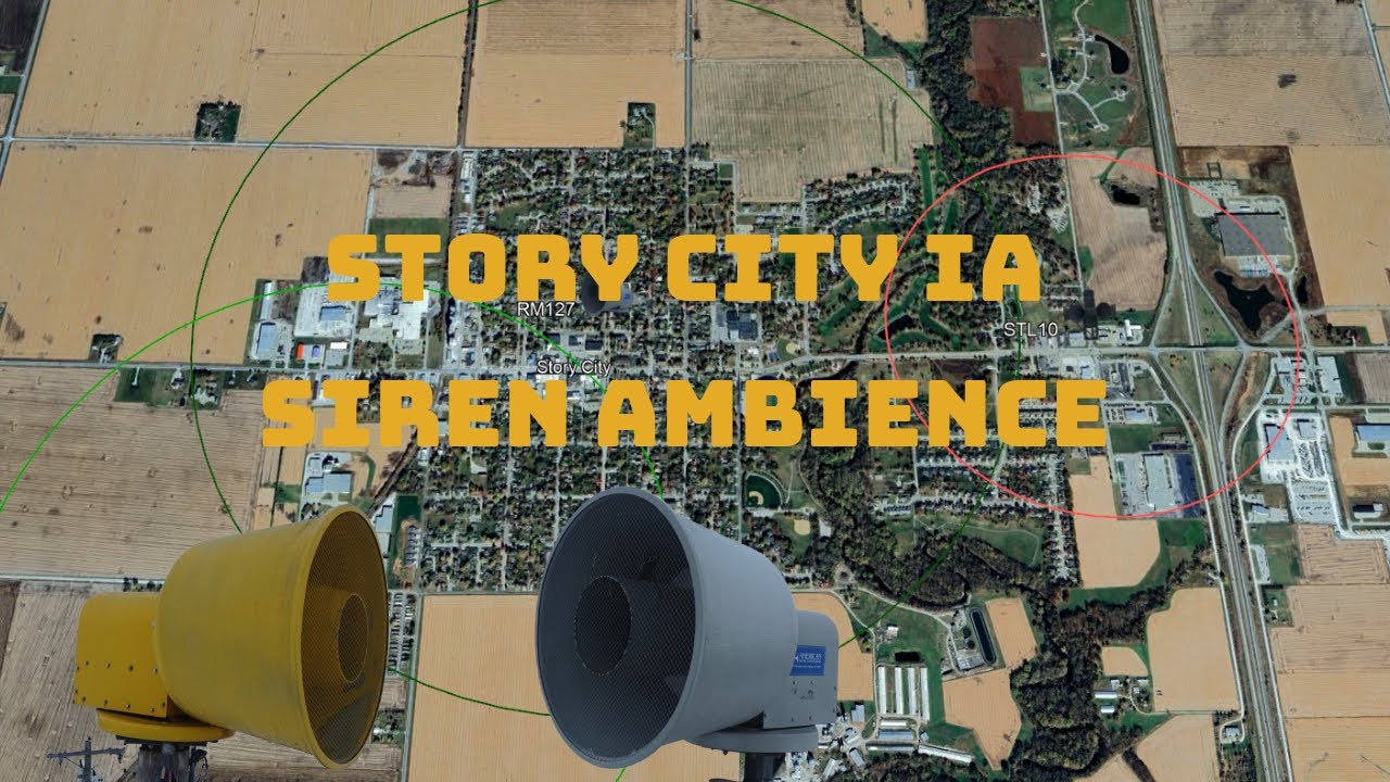 Story City IA Siren Ambience