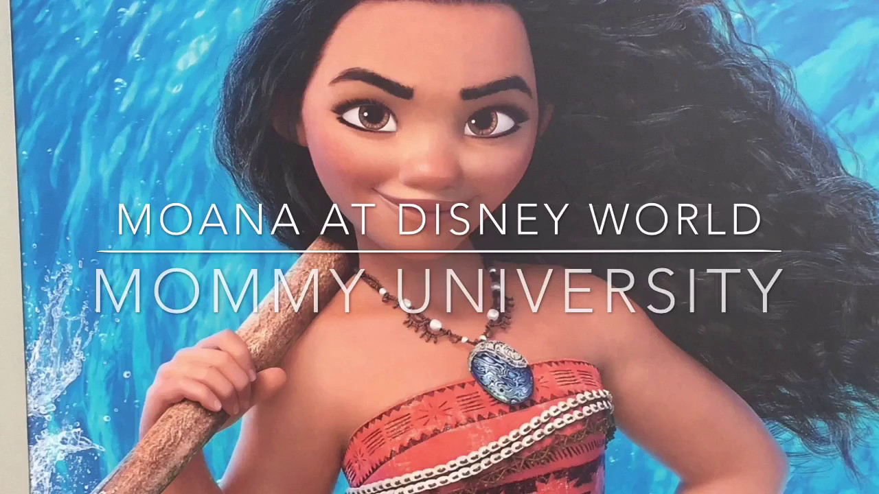 Meeting Moana at Walt Disney World