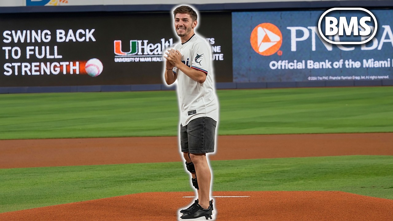 TARTAN ARMY TAKE OVER MIAMI MARLINS GAME! 🎺 Billy Gilmour First Pitch 🏆 2026 FIFA World Cup