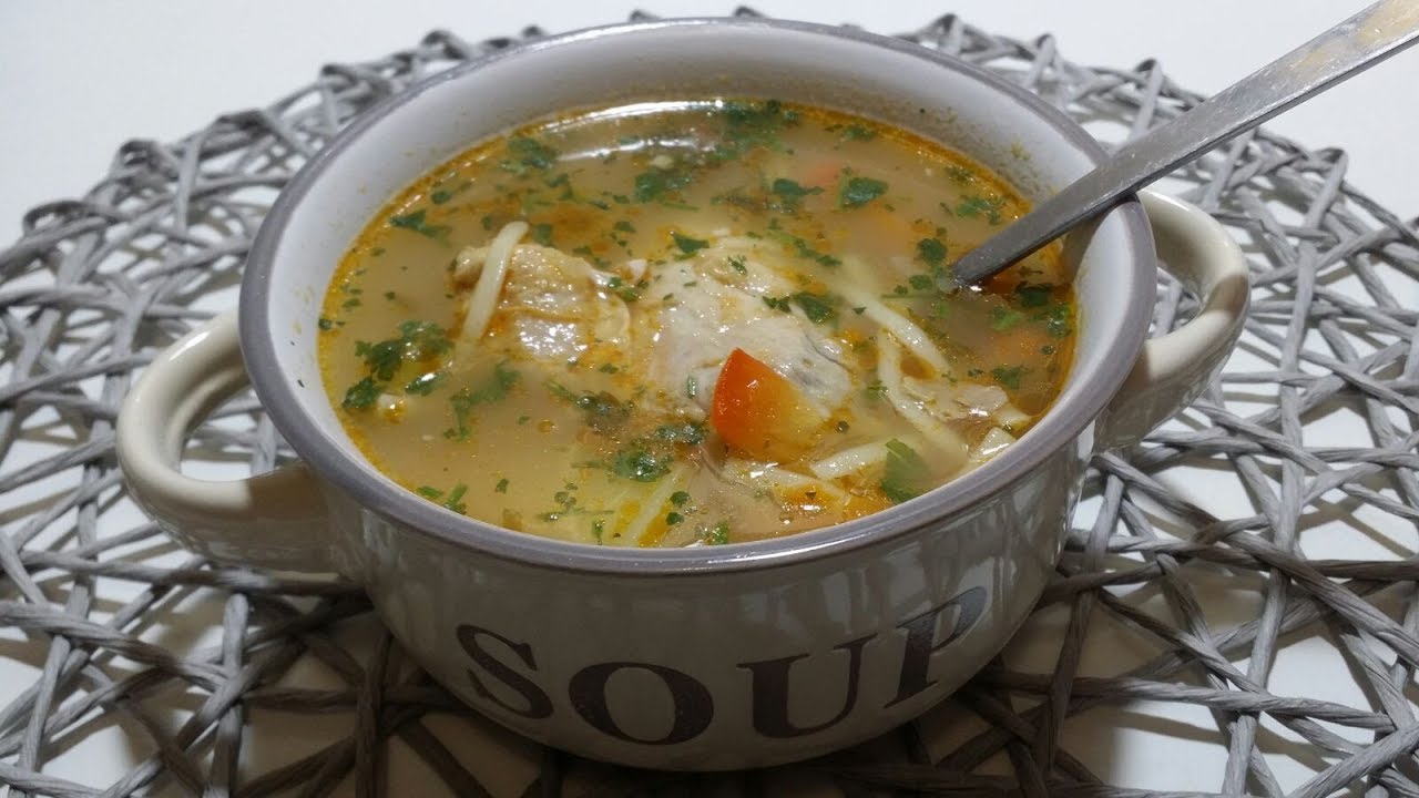Supa din copanele de pui cu legume