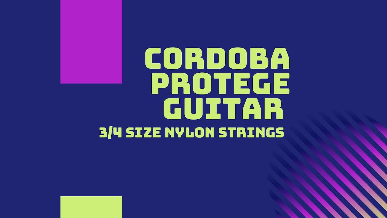 Cordoba Protege Guitar C1M 3/4 Size Nylon Strings Demo