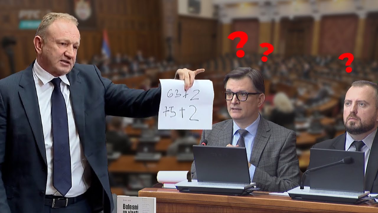 Đilas naprednjacima održao čas matematike - nisu znali koliko je 63+2