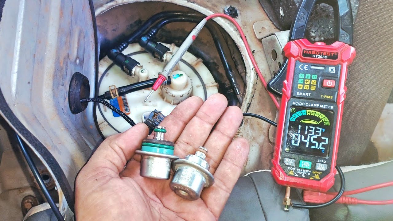 Regulador de pressão da bomba de combustível Troca completa Defeitos.