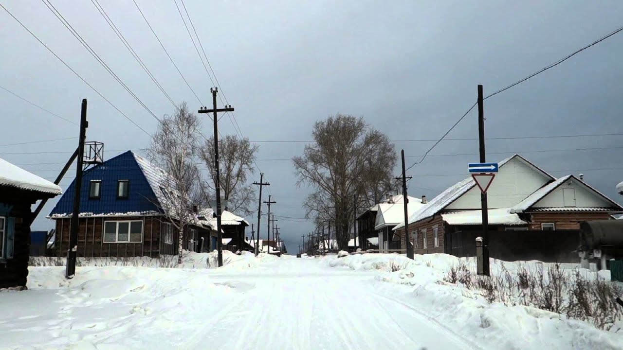 г.Енисейск (улицы города - 2 ч) 6 февраля 2016 г.