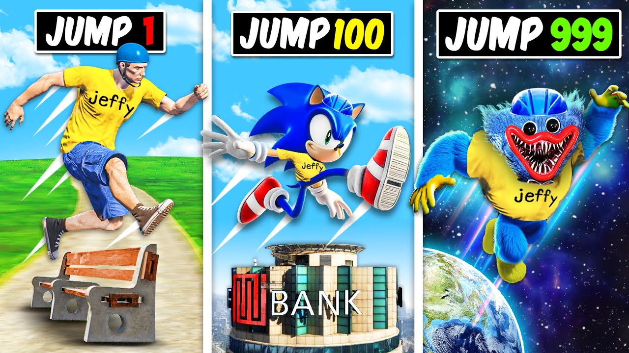 Jeffy Changes With EVERY Jump in GTA 5!