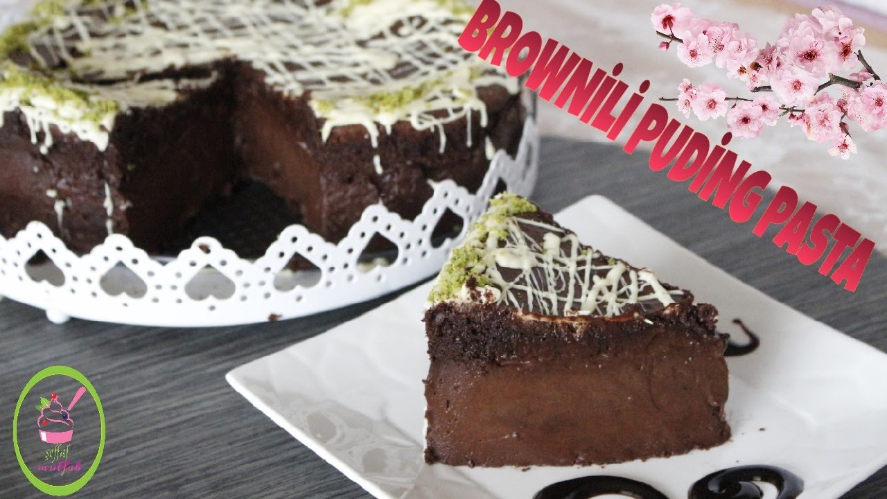 Brownili Kesme Puding Pasta/ÇİKOLATA Sevenleri Hayran Bırakacak Bir Tarif/ŞEFFAF MUTFAK