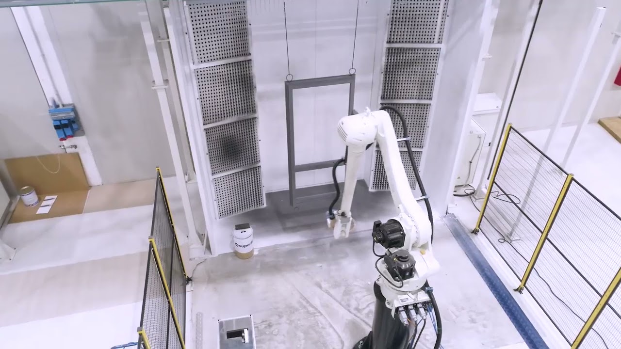 SCM   Superfici robot maestro   high level complete finishing solution for window frames