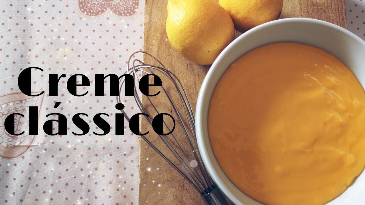 CREME DE CONFEITEIRO DE LIMÃO, FÁCIL/ CREMA PASTICCERA AL LIMONE