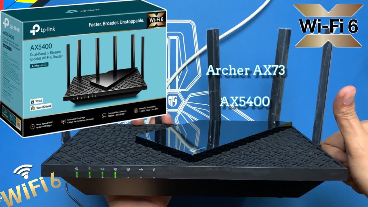 TP-Link Archer AX73 AX5400 WiFi 6 Wireless Router - Unboxing Indonesia