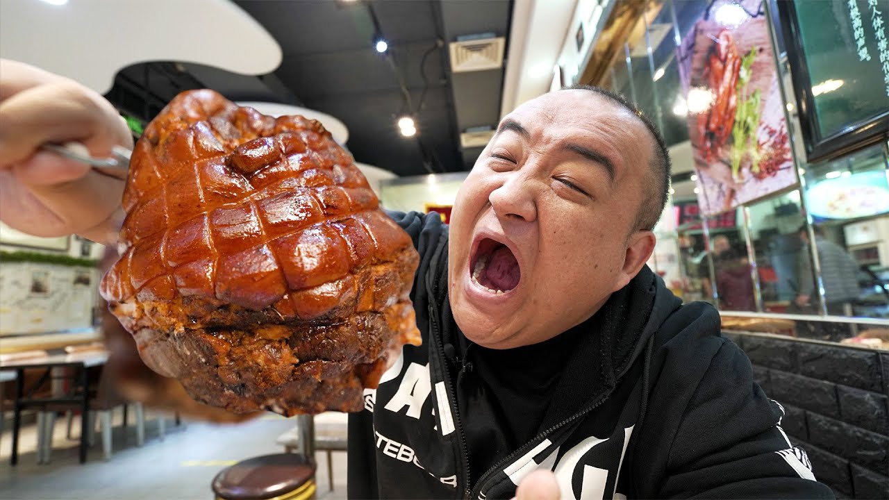 一天卖8吨！北京最强酱肘子，带着冰碴吃都不腻！
