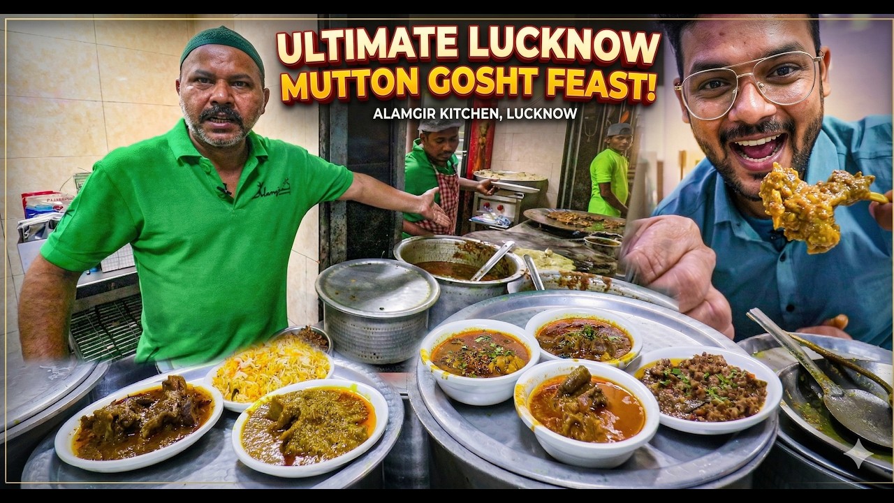 Alamgir Hotel Aminabad: Delicious Mutton band ghost at Alamgir, Lucknow |Vlog 57| Ama Mia|