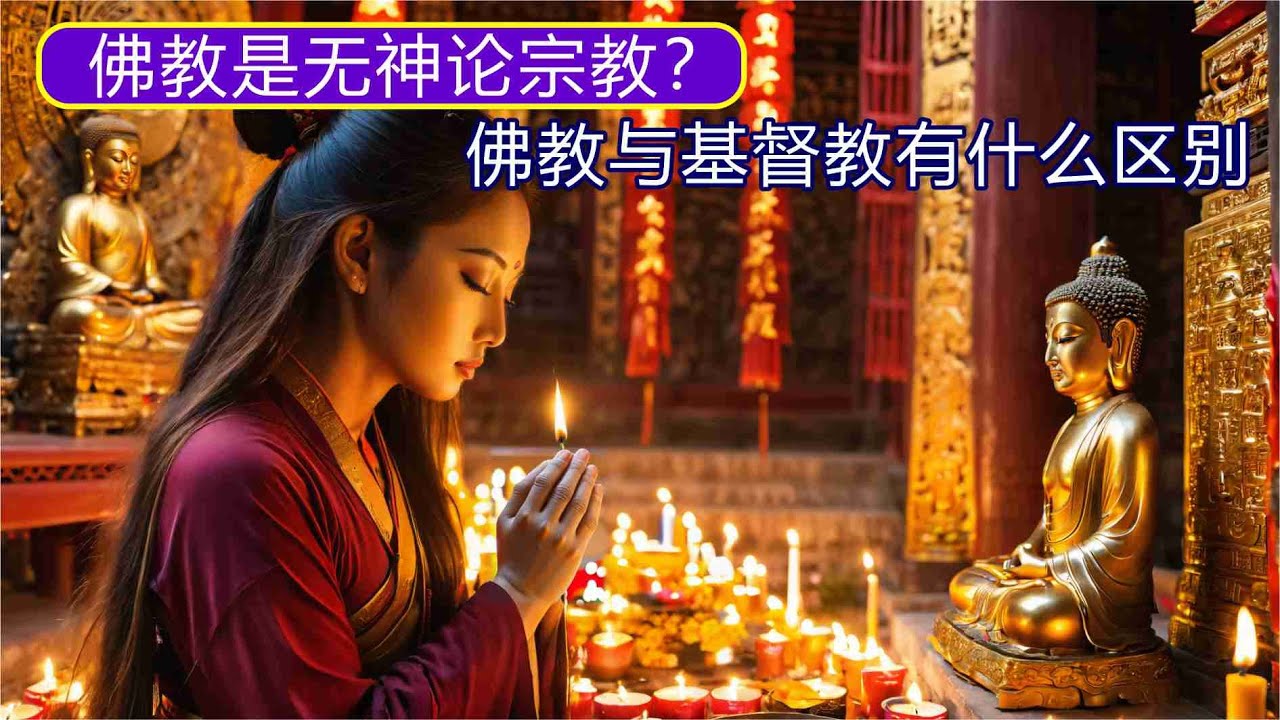 为什么佛教被称为无神论宗教？佛教和基督教二者有什么相同和不同之处？