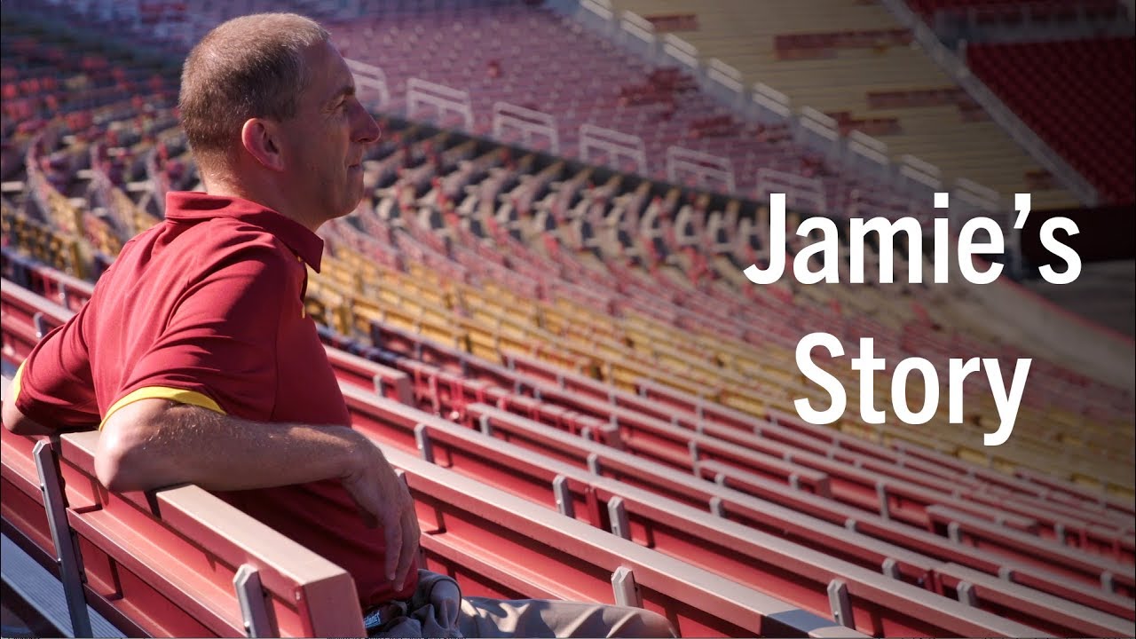 Iowa State’s Jamie Pollard puts his game face on