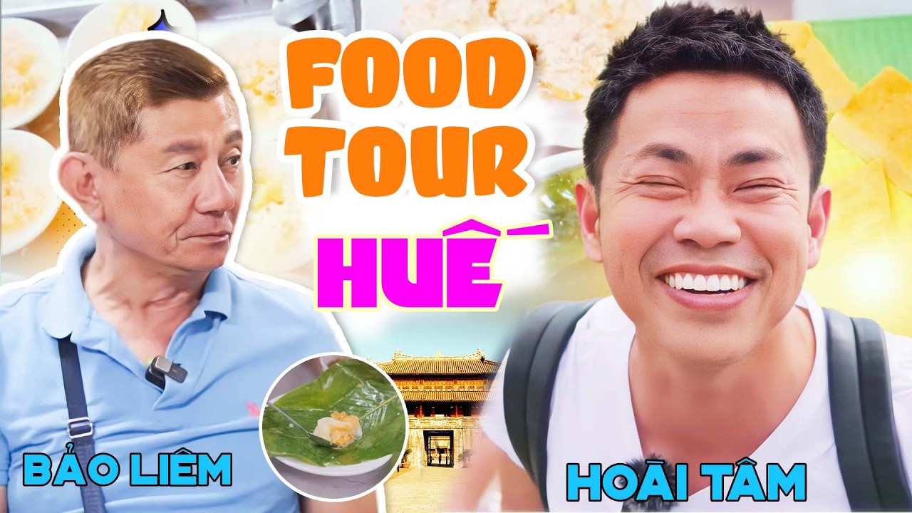 Bảo Li&ecirc;m & Ho&agrave;i T&acirc;m Food Tour Th&agrave;nh Phố Huế - Ho&agrave;i T&acirc;m Phưu Lưu K&yacute; Tập 8 | Cười T&eacute; Ghế