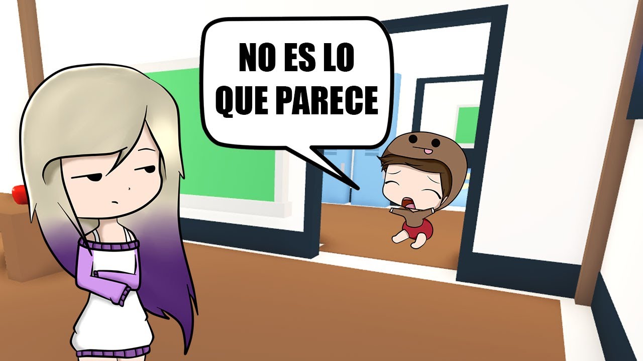BEBÉ DANI ESCAPA DE LA ESCUELA DE ADOPT ME Y  MAMÁ LYNA LE DESCUBRE!!!  ROBLOX