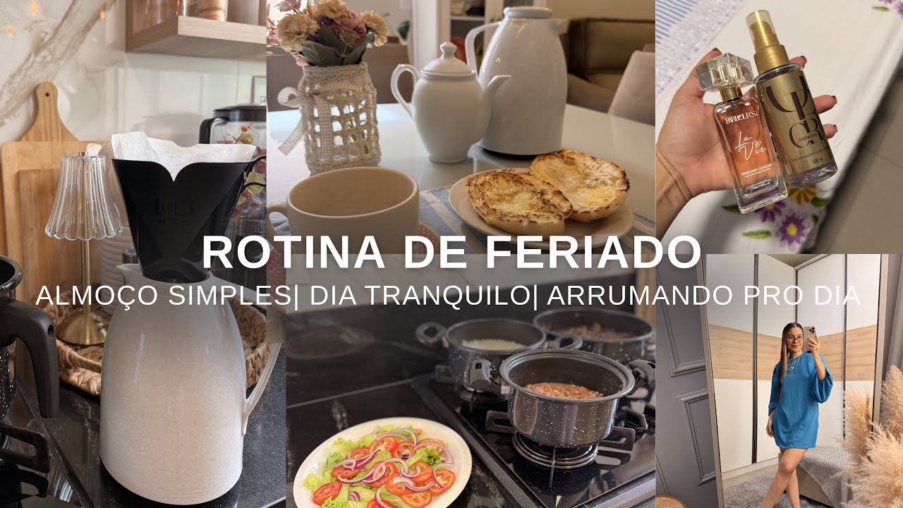 ROTINA DE UM DIA COMUM| Almocinho simples, dia tranquilo, arrumando pro dia ☀️✨